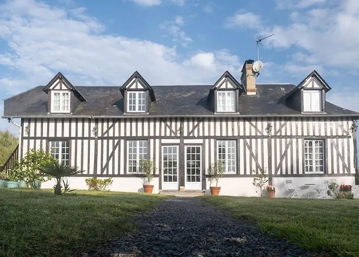 Maison De Campagne Avec Piscine, Jardin Bonneville-la-Louvet foto