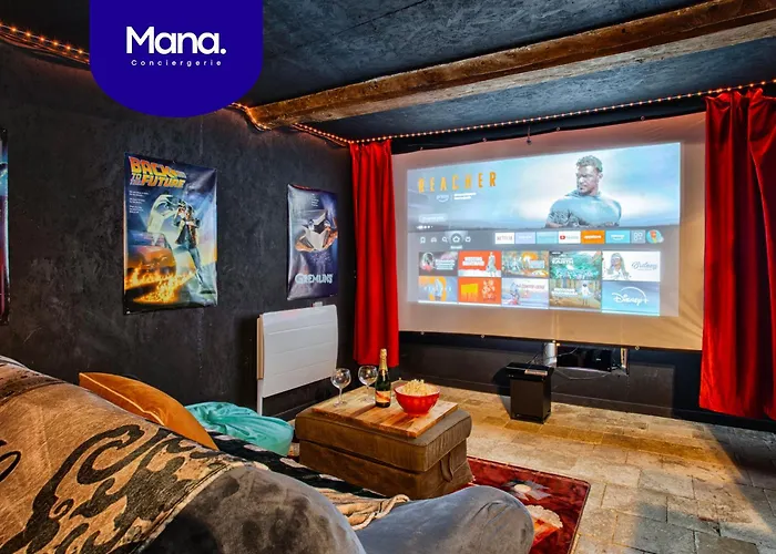 Cinema Room - Salle Video Projecteur - Netflix Chicheboville foto