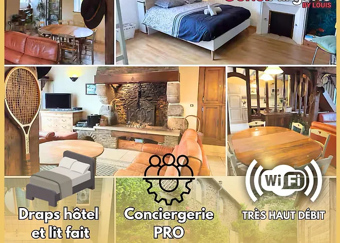 Bagnoles De L'Orne, Maison Rustique Familiale Tesse-Froulay Foto