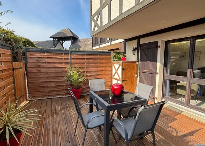 Le Cocon De Cabourg Avec Terrasse, Piscine Et Tennis foto