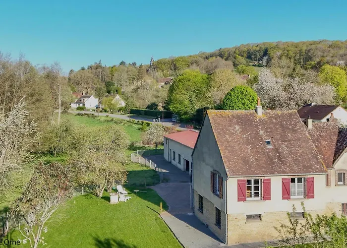 صورة Maison Spacieuse Avec Jardin Et Animaux Acceptes, Ideale Pour Famille Ou Amis - Fr-1-497-232 Moutiers-au-Perche