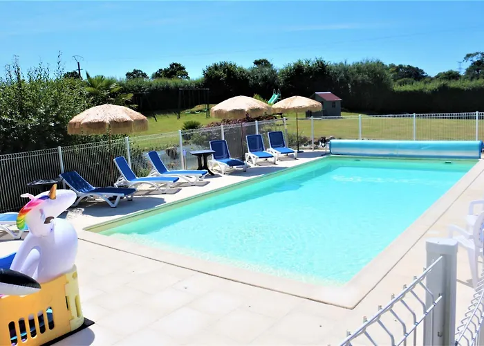 Maison Charmante Avec Piscine Partagee A Nehou fotorgafie