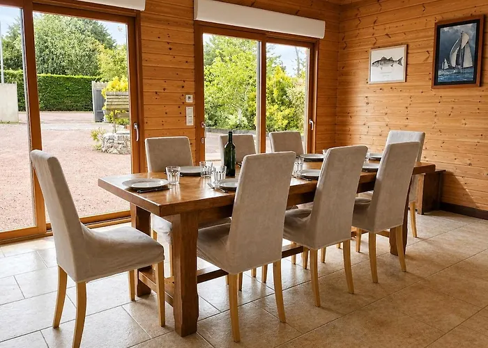 Grand chalet de bord de mer Pirou foto