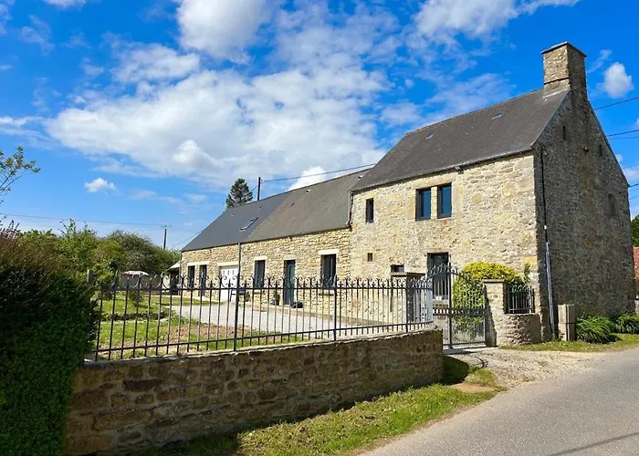Les Figuiers - Charmante Maison En Pierres Gonneville-Le Theil fotoğrafı