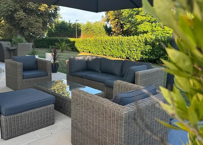 La Villa Des Marronniers Grand Large Bedroom Ouistreham fotoğrafı