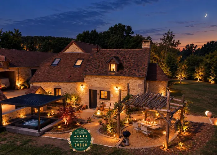 Fournil XVIIe et Spa privatifs 5 étoiles - La Nuit d Étang Saint-Denis-sur-Sarthon foto
